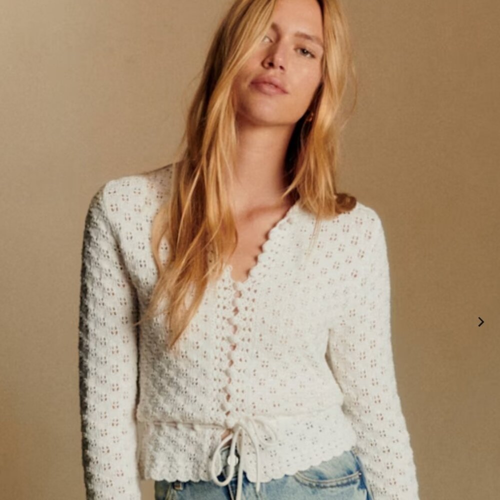 Sezane Martie Cardigan NWT Size XS - Price Firm - Picture 3 of 9